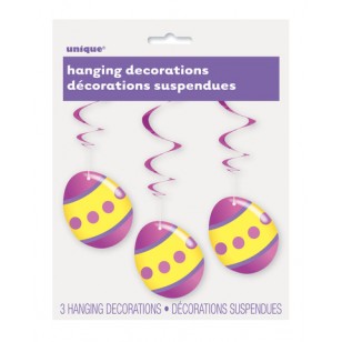 Easter Egg Hanging Swirls